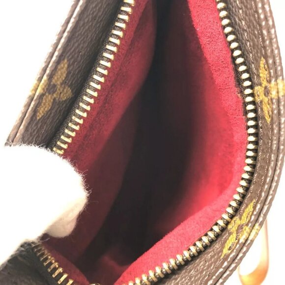 LOUIS VUITTON Monogram Partition Pochette Pouch MonogramCanvas Brown - Picture 13 of 14